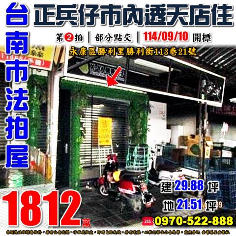 永康勝利街兵仔市透店