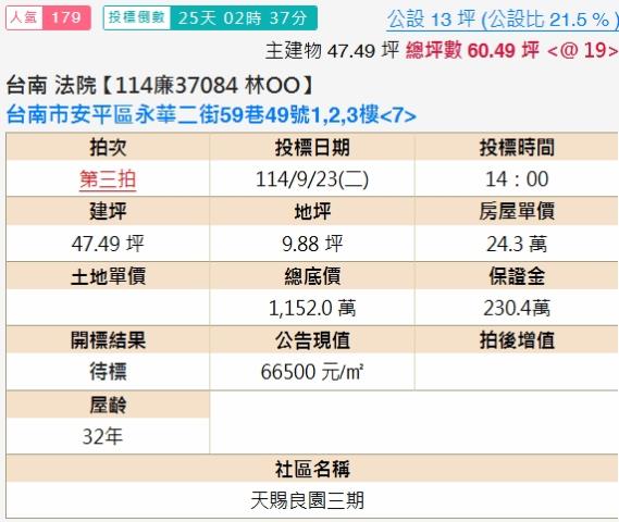 台南安平法拍大樓-1