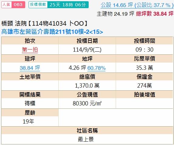 高雄法拍大樓-1