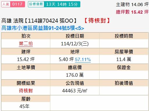小港公寓法拍-1