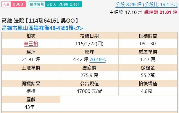 高雄法拍大樓-1