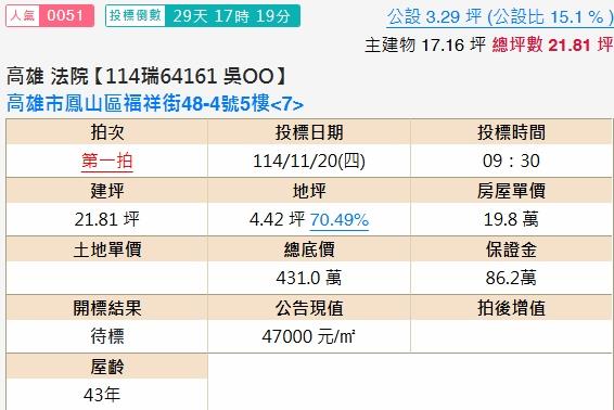 高雄法拍大樓-1