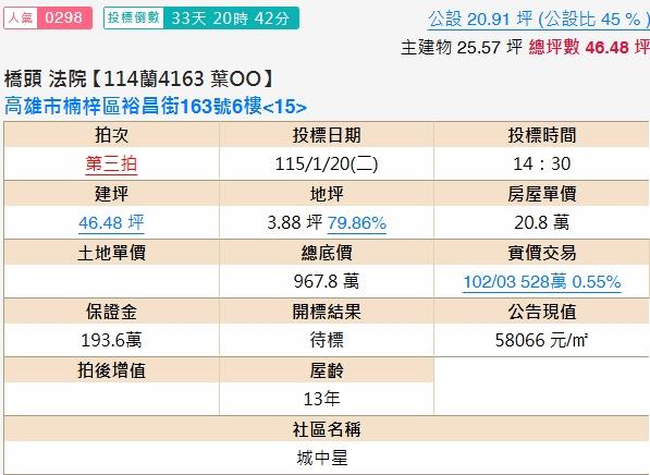 高雄楠梓法拍大樓-1