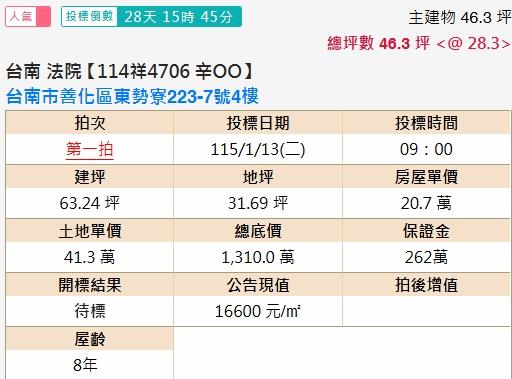 善化法拍透天-1