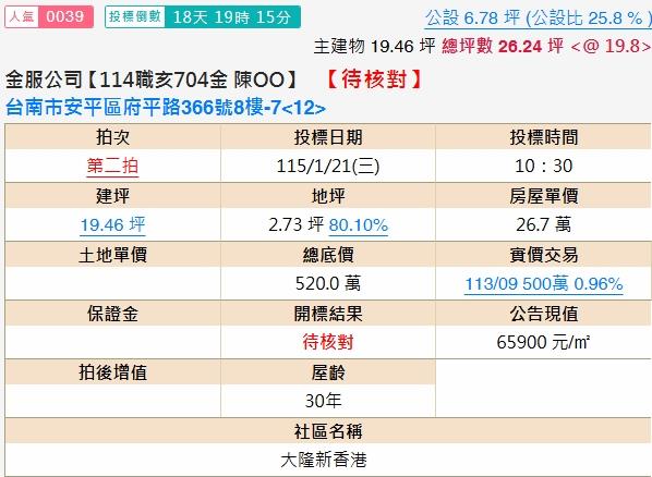 台南安平拍賣大樓-1