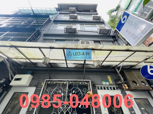 台北市萬華區康定路25巷35弄6號4層樓法拍透天