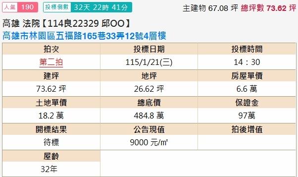 高雄林園透天法拍-1