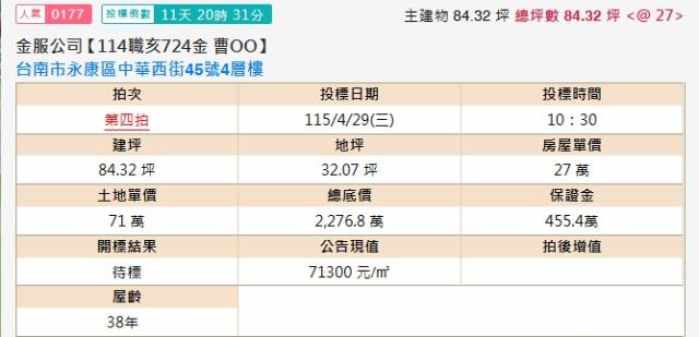 永康透天法拍-1