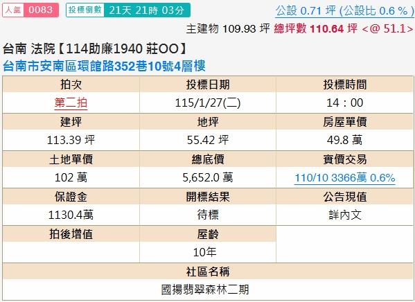 台南透天法拍-1