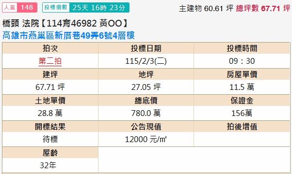 高雄法拍透天-1