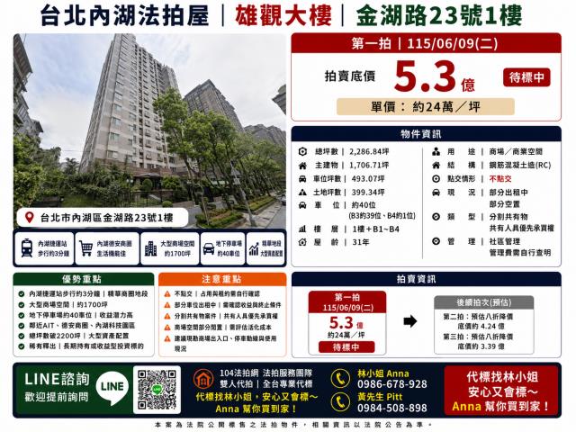 台北內湖大樓法拍-0