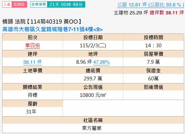 高雄法拍大樓-1