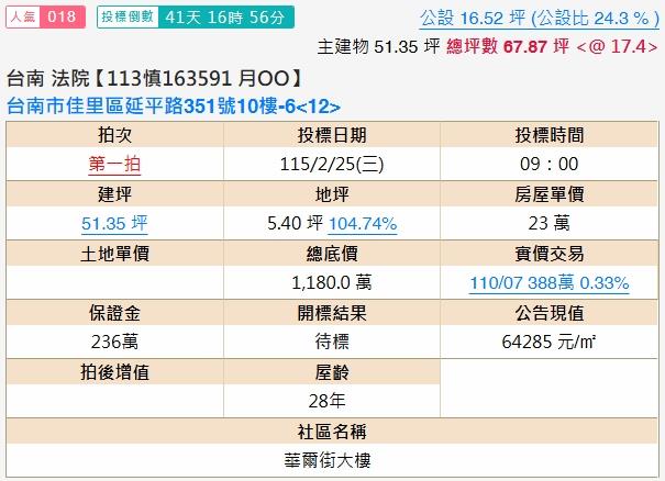 佳里法拍大樓-1