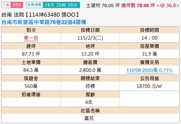 台南法拍透天-1