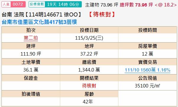 佳里拍賣透天-1