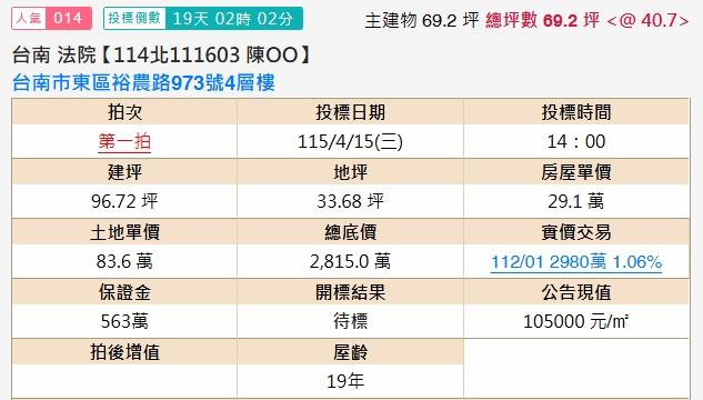 東區透天法拍-1