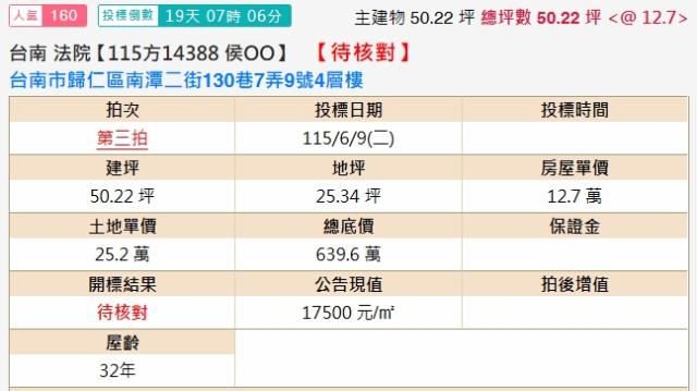 台南歸仁法拍透天-1