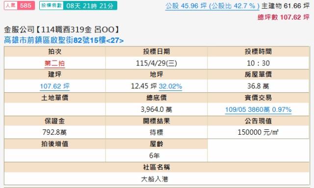 前鎮大樓法拍-1