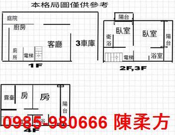 白河鬧市3車庫電梯全新美別墅