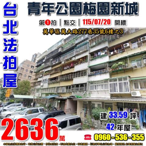 台北萬華拍賣華廈-0