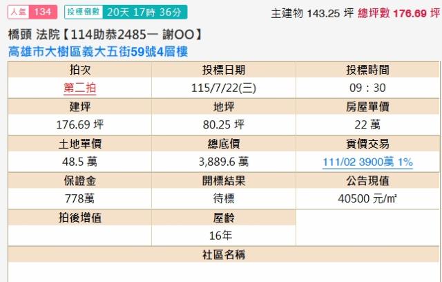 大樹法拍透天-1