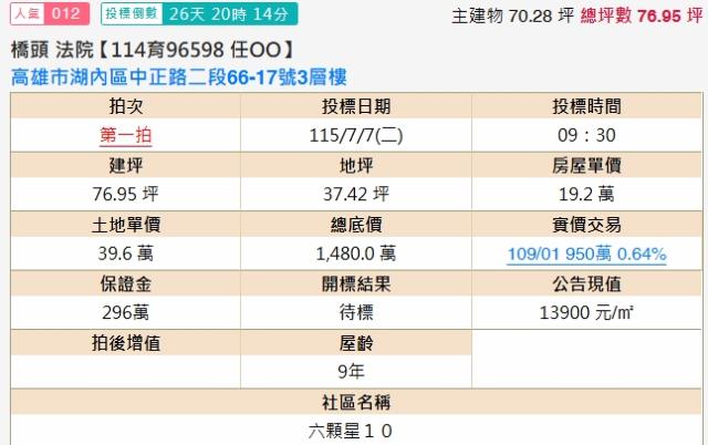 湖內法拍透天-1