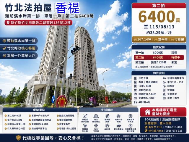 新竹縣竹北市縣政二路南段136號12樓