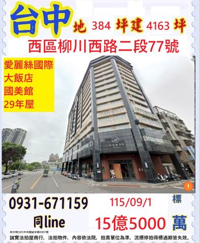 臺中市西區柳川西路二段77號