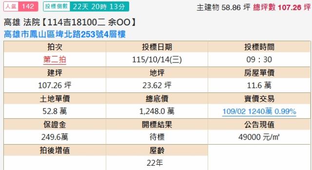 鳳山法拍透天-1