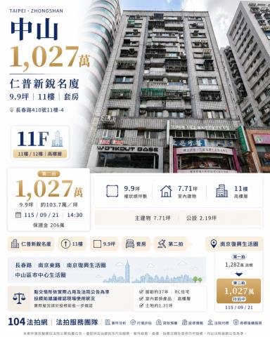 中山區套房法拍-0