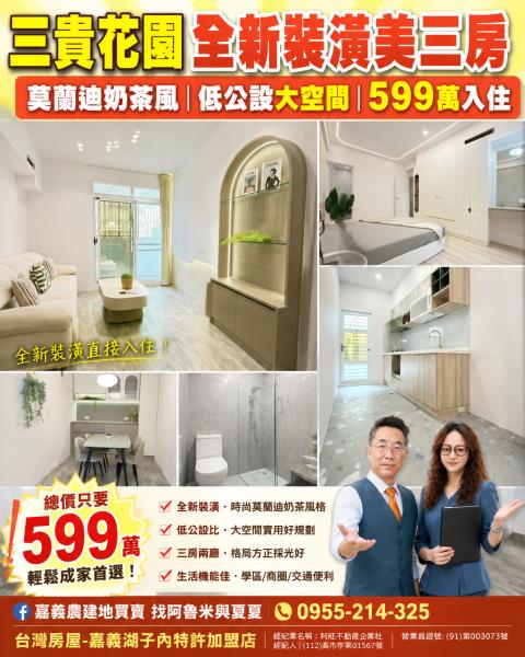 嘉義農建地買賣嘉義呂昆佩阿魯米夏夏湖子內加盟店富鑫團隊