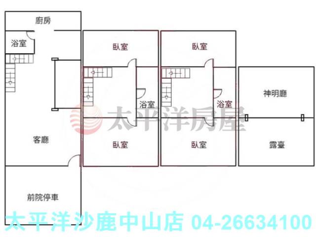 台中沙鹿透天-1