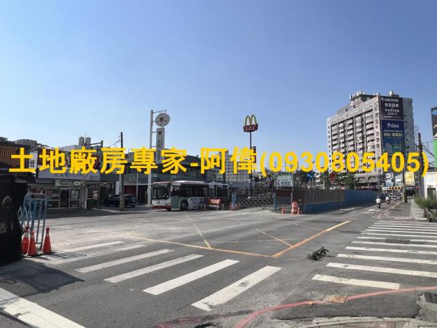 岡山鬧區商業用地黃金店面203坪出售
