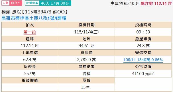 楠梓透天法拍-1