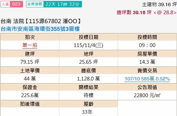 安南透天拍賣-1