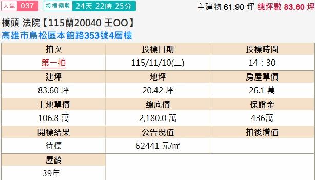鳥松法拍透天-1