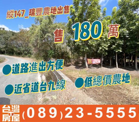 台東農地台東房地產台東土地買賣台東房仲台東仲介縱谷農地