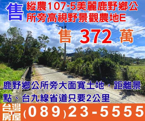 鹿野鄉公所高視野