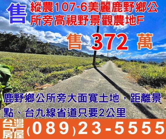 鹿野鄉公所高視野