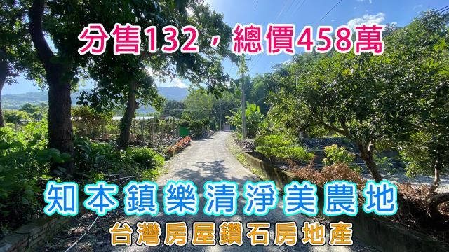 台東知本有農電優質水源農地