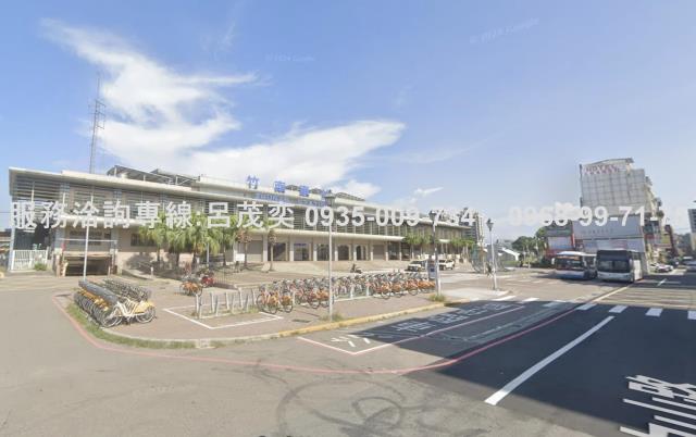 竹南正市區車站前面寬85米稀有方正商業建地釋出