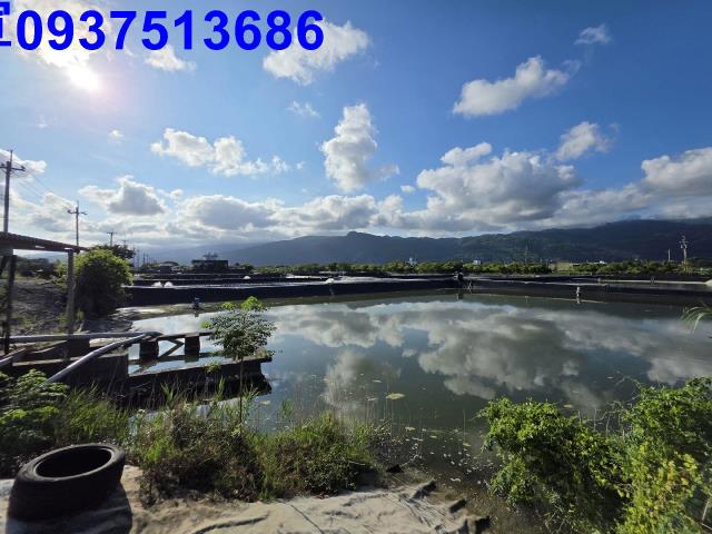 宜蘭縣頭城鎮中崙段魚塭農地出售