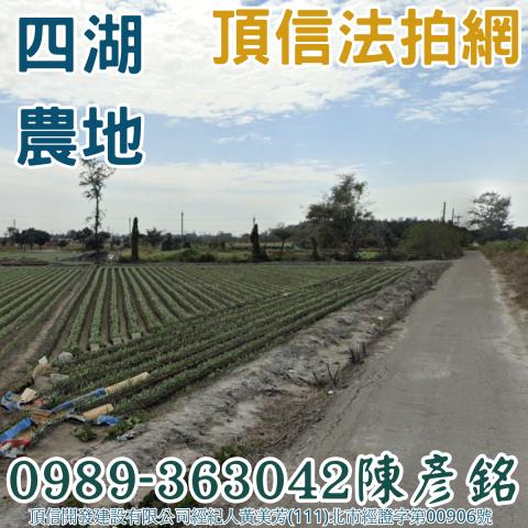 法拍雲林四湖15分美農地一般農業區低總價好入手圓一