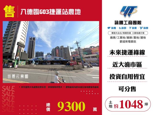 八德臨G03捷運站農地