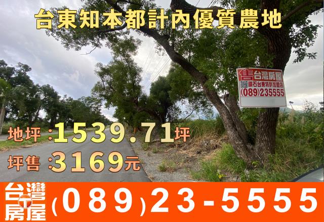 台東知本都計內優質農地