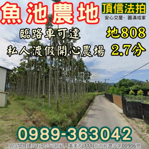 南投魚池法拍農地-1