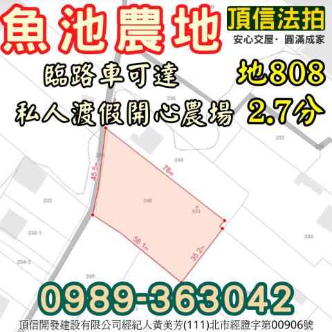 南投魚池法拍農地-3