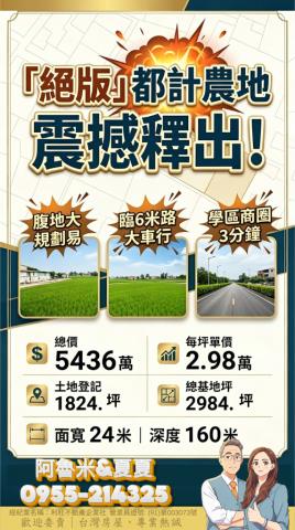 台灣房屋嘉義湖子內加盟店富鑫房屋農地買賣嘉義土地找阿魯米夏
