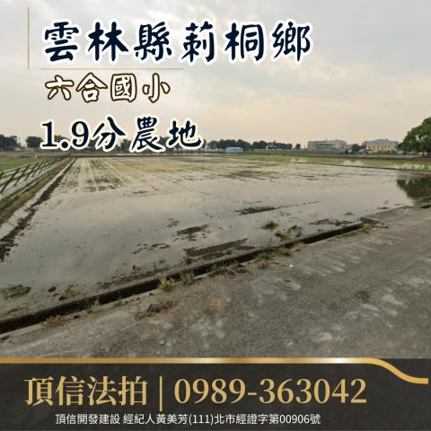 法拍雲林莿桐六合國小19分農地